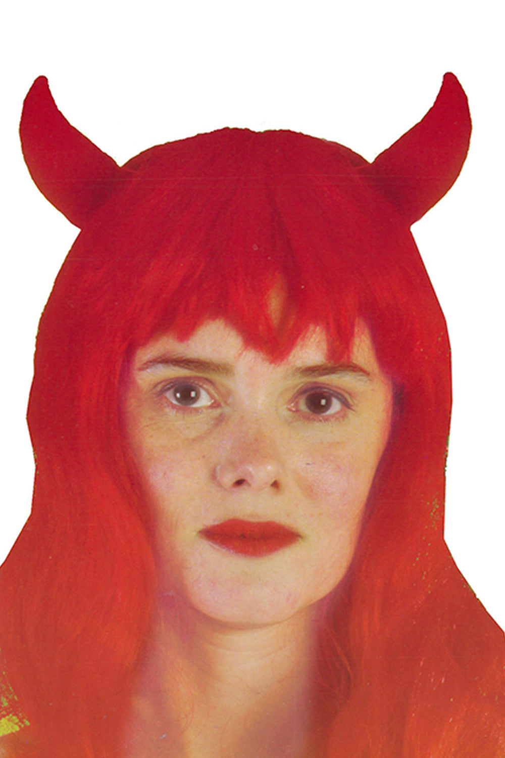 Halloween Red Devil Wig-0