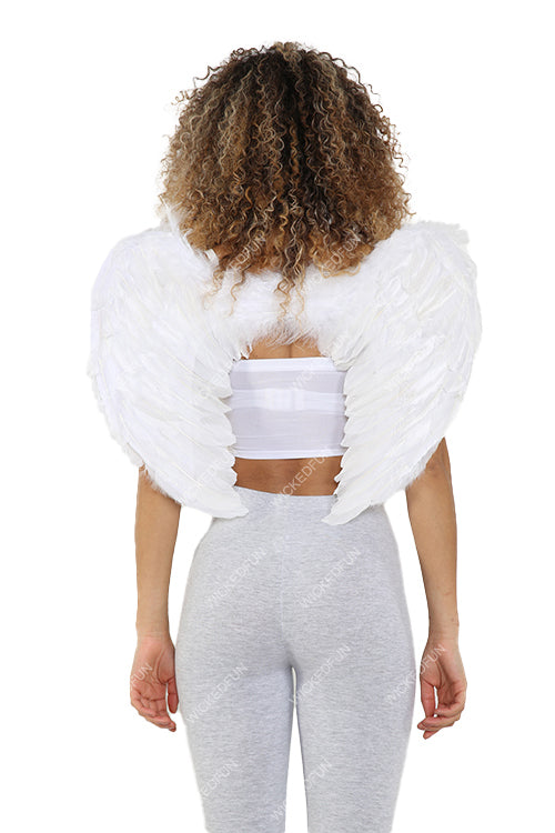 White Feather Wings Medium(Folding)-0