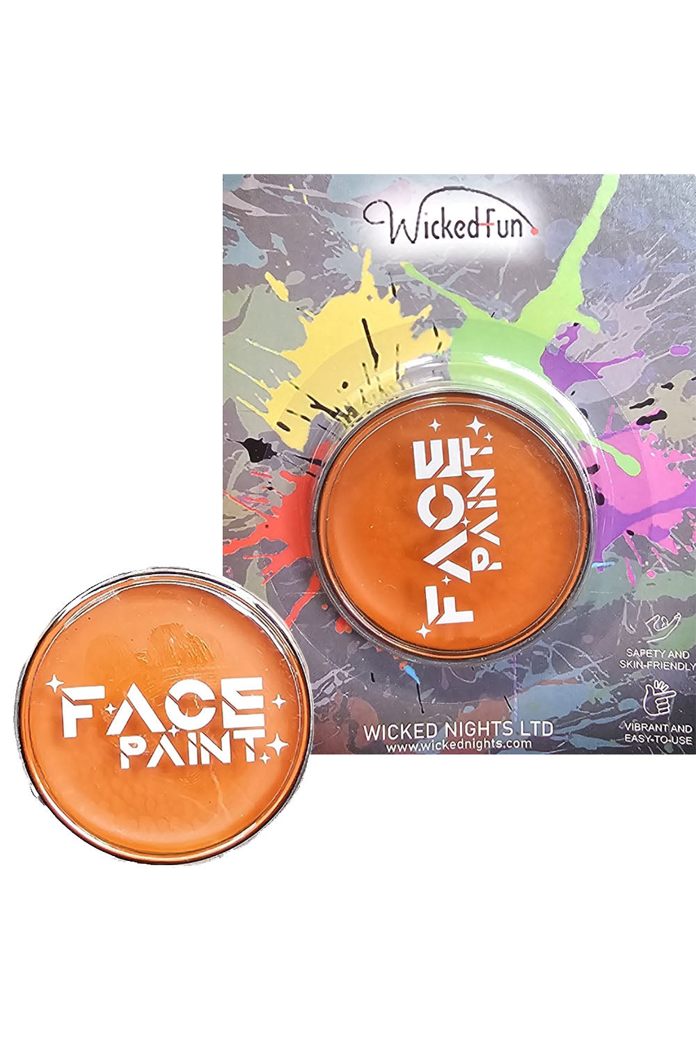 Orange Face and Body Paint-0